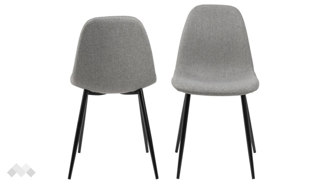 Трапезен стол Уилма тъмно сив