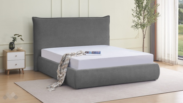 Тапицирана спалня 160/200 Намира с включен матрак Sleep Nuvia 160/200 сив