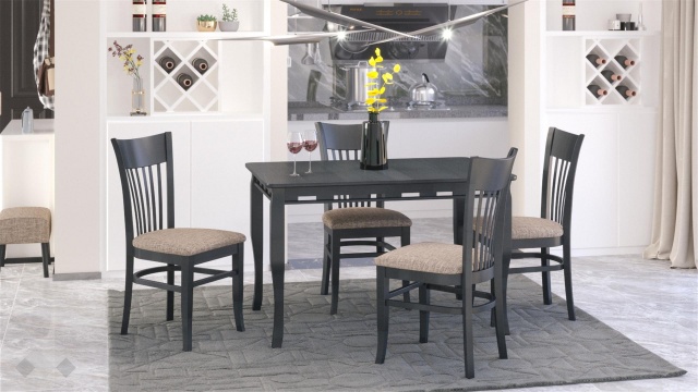 Трапезен стол Атина венге