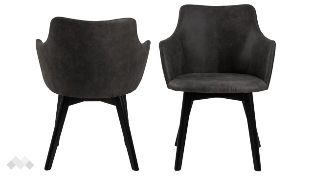 Трапезен стол Бенавио антрацит