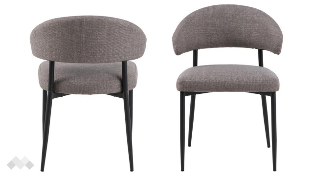 Трапезен стол Едина кафяв - МебелМаг Трапезен стол Едина кафяв