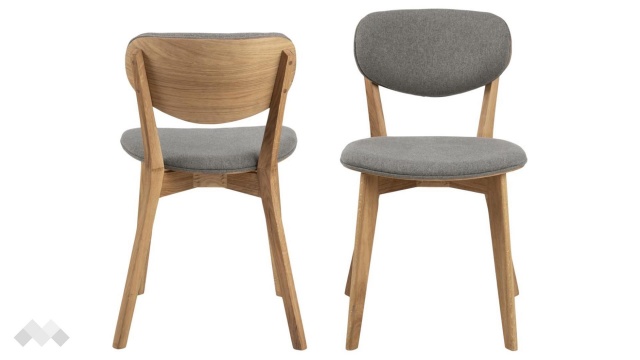 Трапезен стол Минск сив