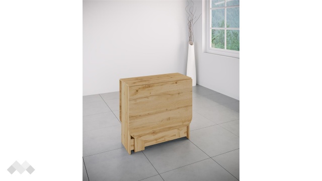 Трапезна маса Ейми неразтегателни дъб дакота