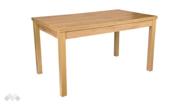 Трапезна маса Илейн разтегателни светъл вотан - МебелМаг Трапезна маса Илейн разтегателни светъл вотан