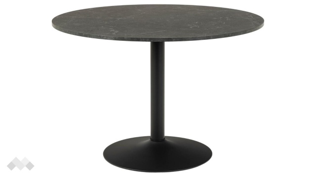 Трапезна маса Илита неразтегателни черен мрамор