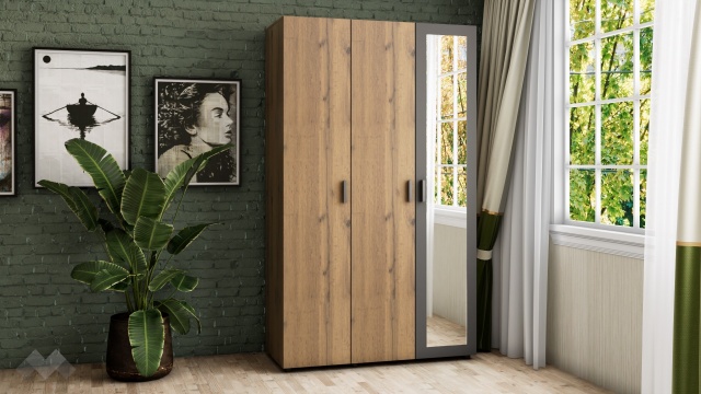 дъб вотан с черно