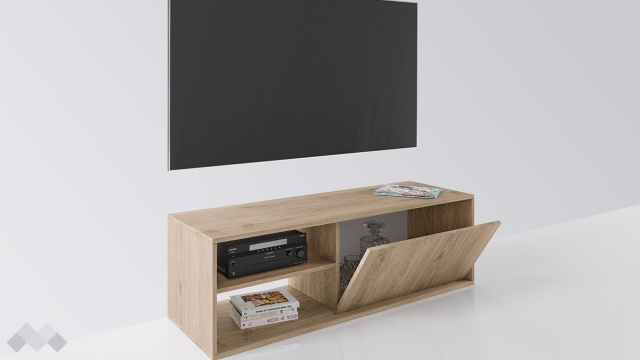 ТВ шкаф Калипсо сонома арвен - МебелМаг ТВ шкаф Калипсо сонома арвен