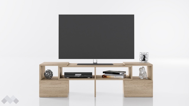 ТВ шкаф Мойри сонома арвен - МебелМаг ТВ шкаф Мойри сонома арвен