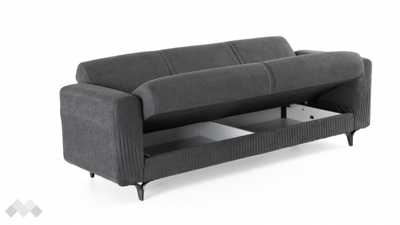 Диван Атон триместни сив - изглед 3