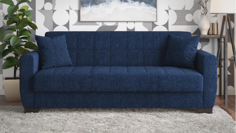 Диван Барато триместни син - изглед 1