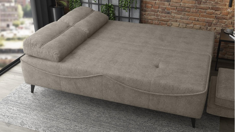 Диван Гретан триместни бежов - изглед 4