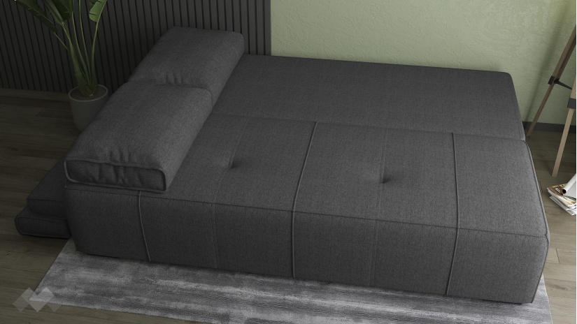 Диван Кент триместни сив - изглед 4