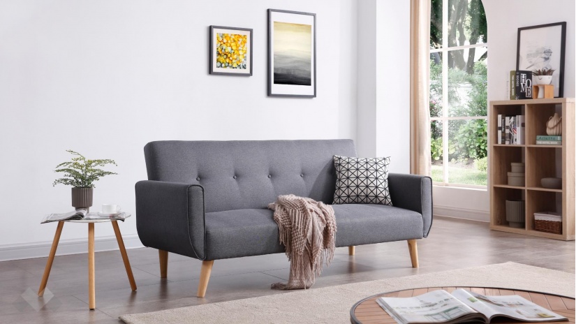 Диван Свен триместни графит - изглед 1