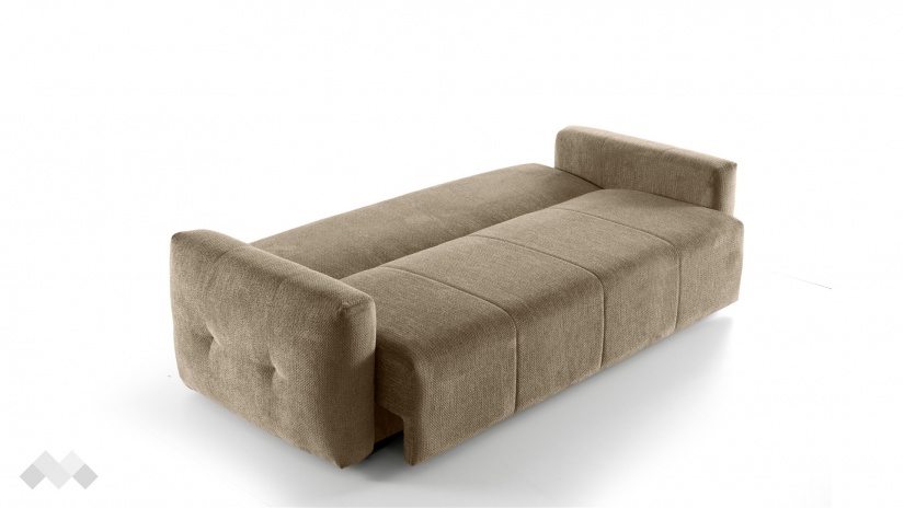 Диван Бахама триместни кафяв - изглед 5