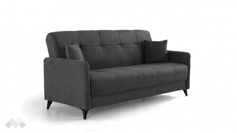 Диван Басел Покет триместни графит - изглед 3