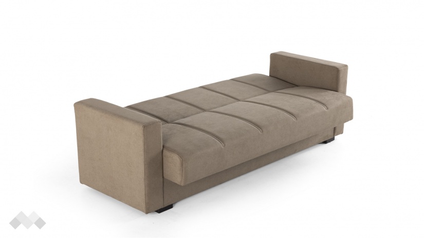 Диван Фиорина триместни кафяв - изглед 5