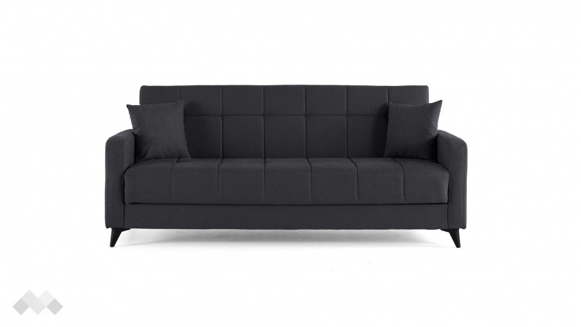 Диван Ламина триместни графит - изглед 2
