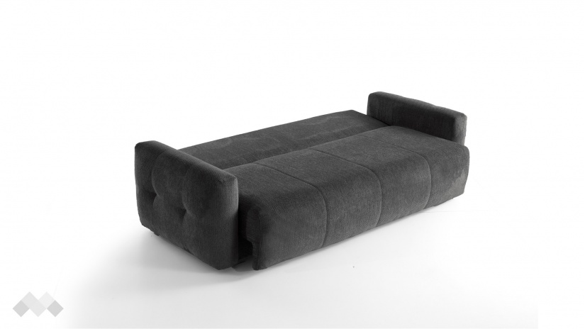 Диван Ролин Покет триместни графит - изглед 4