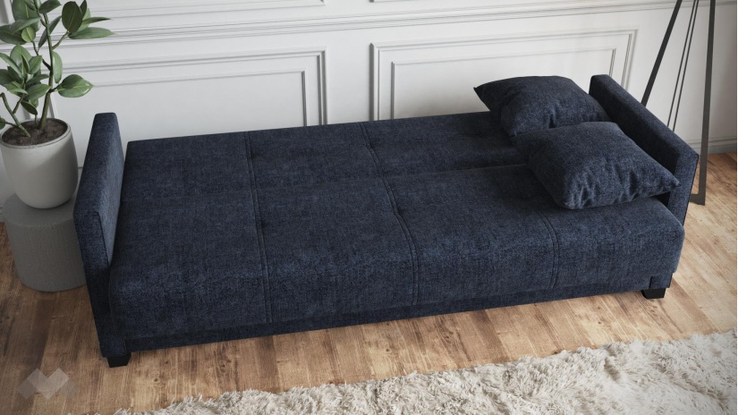 Диван Сандра триместни деним - изглед 4 - МебелМаг Диван Сандра триместни деним - изглед 4