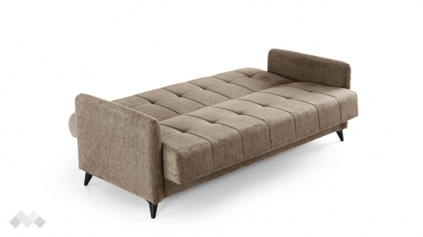 Диван Санти триместни кафяв - изглед 5