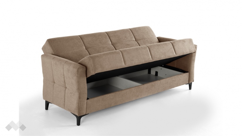 Диван Танго триместни кафяв - изглед 4 - МебелМаг Диван Танго триместни кафяв - изглед 4