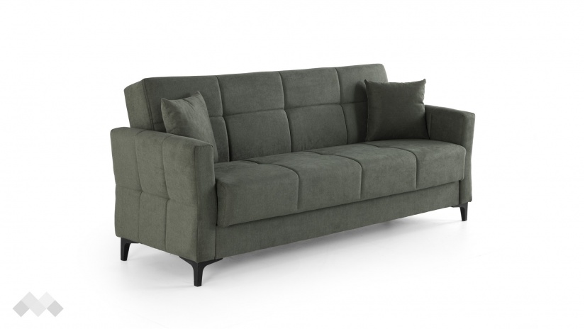 Диван Танго триместни зелен - изглед 3 - МебелМаг Диван Танго триместни зелен - изглед 3