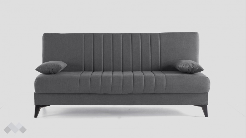 Клик-клак канапе Кенто триместни сив - изглед 3