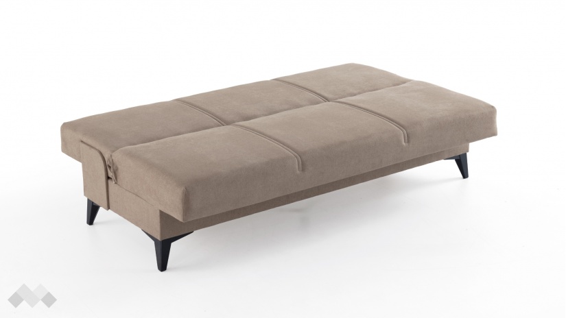 Клик-клак канапе Мерит триместни кафяв - изглед 5