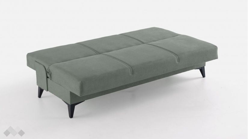 Клик-клак канапе Мерит триместни зелен - изглед 5