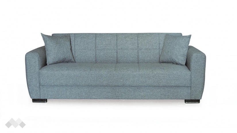 Диван Монца триместни сив - изглед 2