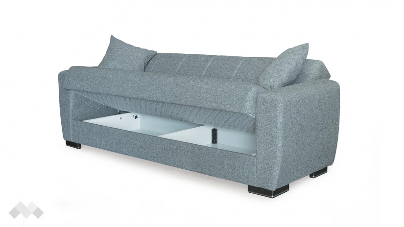 Диван Монца триместни сив - изглед 4