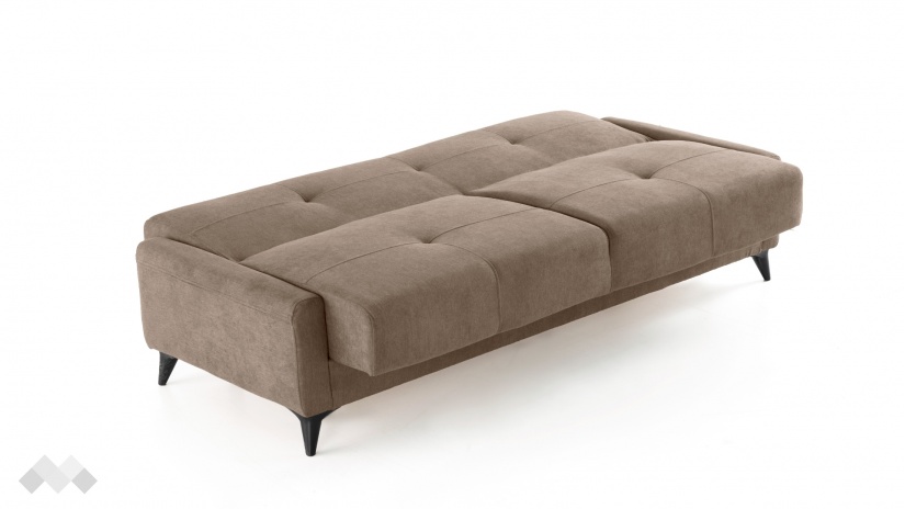 Клик-клак канапе Нейт триместни кафяв - изглед 5