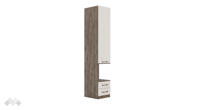 Спален комплект Комо К3 орех селект тъмен с кашмир - изглед 7