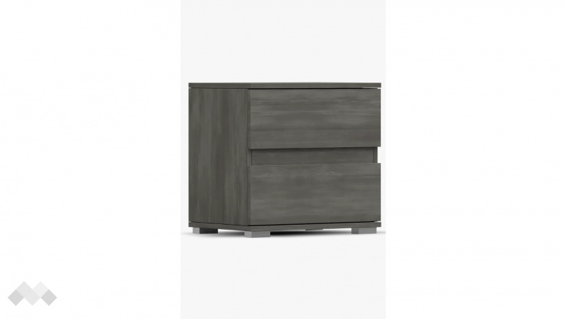 Нощно шкафче Латте тъмен норвежки бор - изглед 2 - МебелМаг Нощно шкафче Латте тъмен норвежки бор - изглед 2