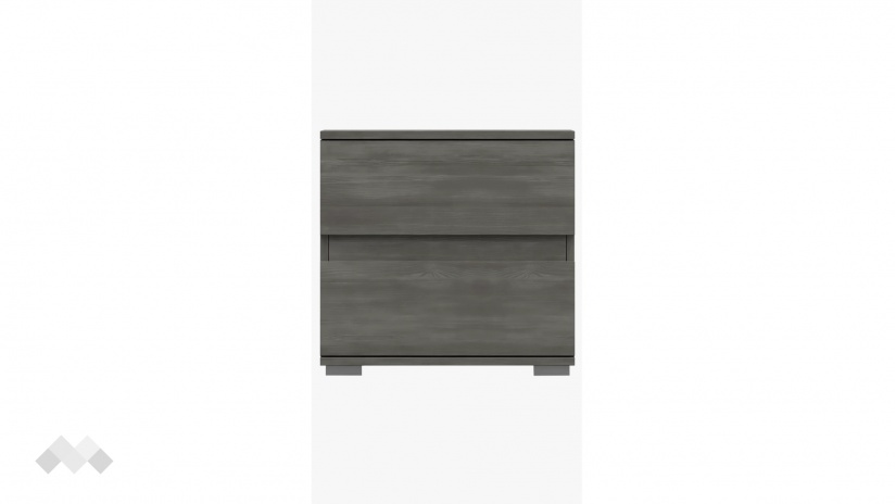 Нощно шкафче Латте тъмен норвежки бор - изглед 1 - МебелМаг Нощно шкафче Латте тъмен норвежки бор - изглед 1