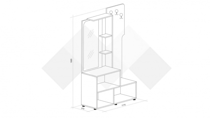 Портманто Амелия шермън и бор алан - изглед 2