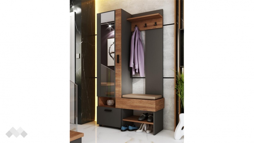 Портманто Фиеста графит с денвър - изглед 1