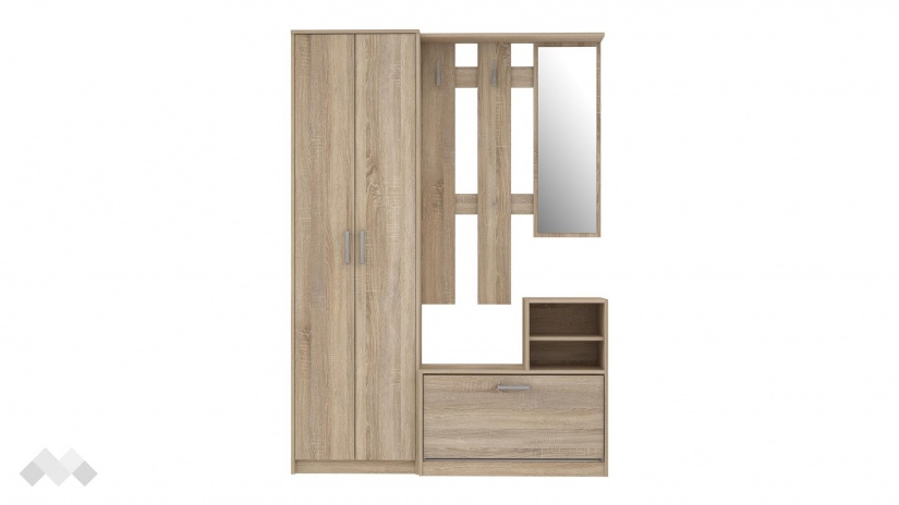 Портманто Нико дъб сонома - изглед 2