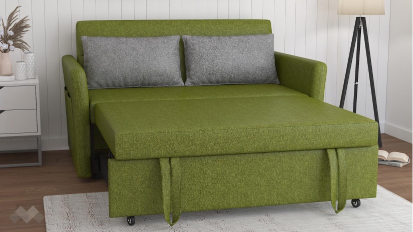 Диван Фелипе двуместни зелен - изглед 3