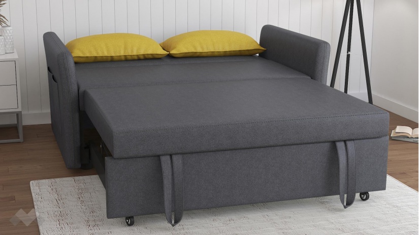 Диван Фелипе двуместни сив - изглед 4 - МебелМаг Диван Фелипе двуместни сив - изглед 4