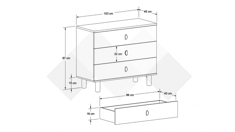 Скрин Бохем дъб флорида с пясъчно сиво - изглед 3