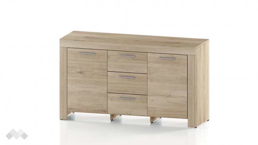 Скрин Лизи сонома арвен - изглед 1 - МебелМаг Скрин Лизи сонома арвен - изглед 1