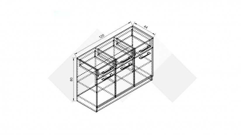 Скрин Комо орех селект тъмен с кашмир - изглед 2