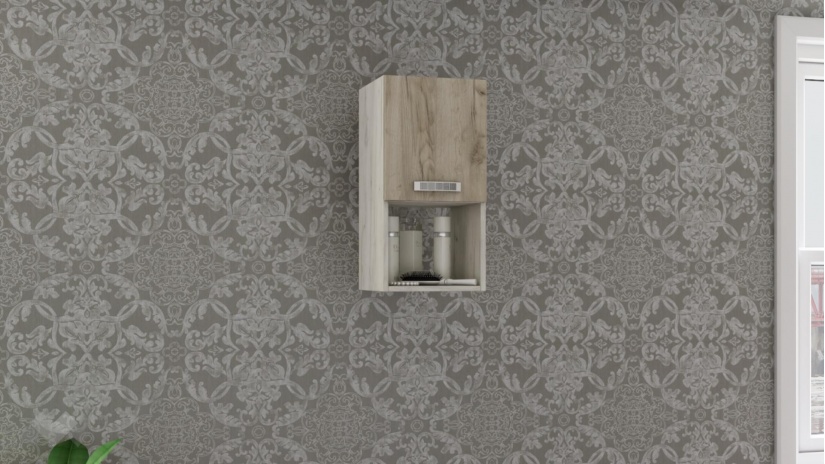 Спален комплект Адам А1 дъб крафт бял - изглед 5 - МебелМаг Спален комплект Адам А1 дъб крафт бял - изглед 5