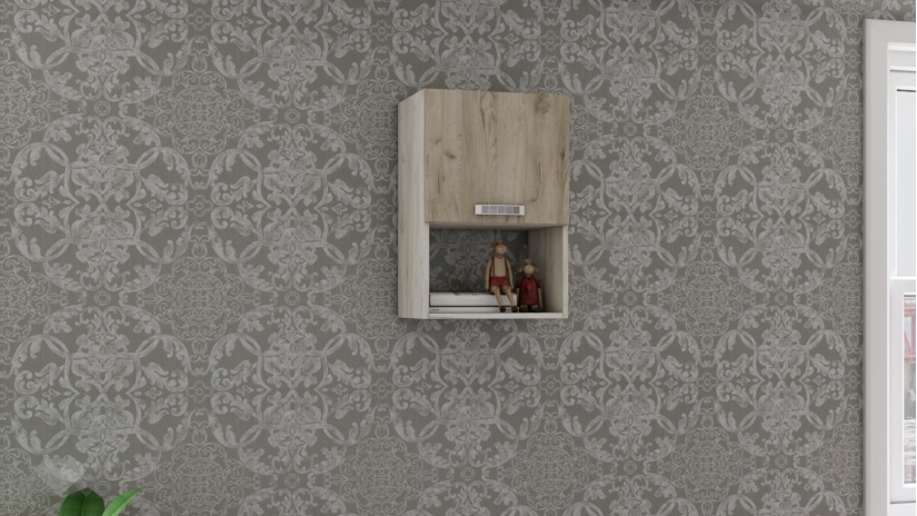 Спален комплект Адам А3 дъб крафт бял - изглед 10 - МебелМаг Спален комплект Адам А3 дъб крафт бял - изглед 10