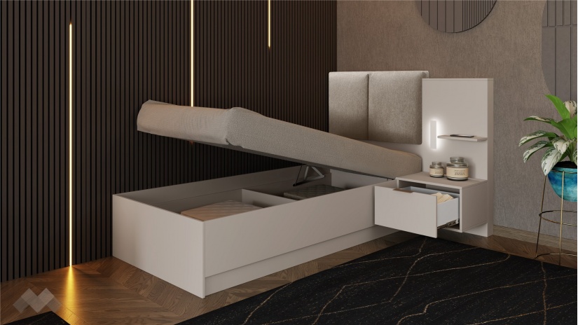 Спален комплект Кашмир K1 кашмир - изглед 5 - МебелМаг Спален комплект Кашмир K1 кашмир - изглед 5