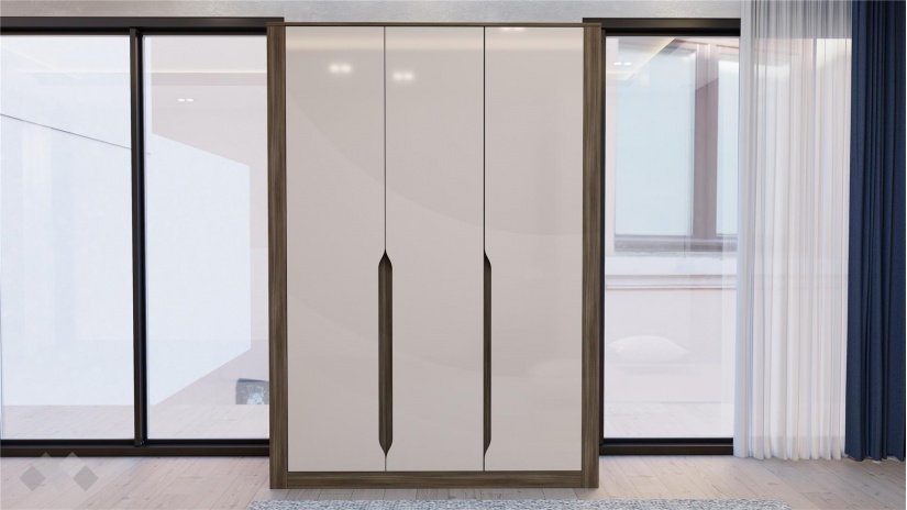 Спален комплект Котанело с включен матрак Бонел 160/200 дъб дилън тъмен с кашмир гланц - изглед 6