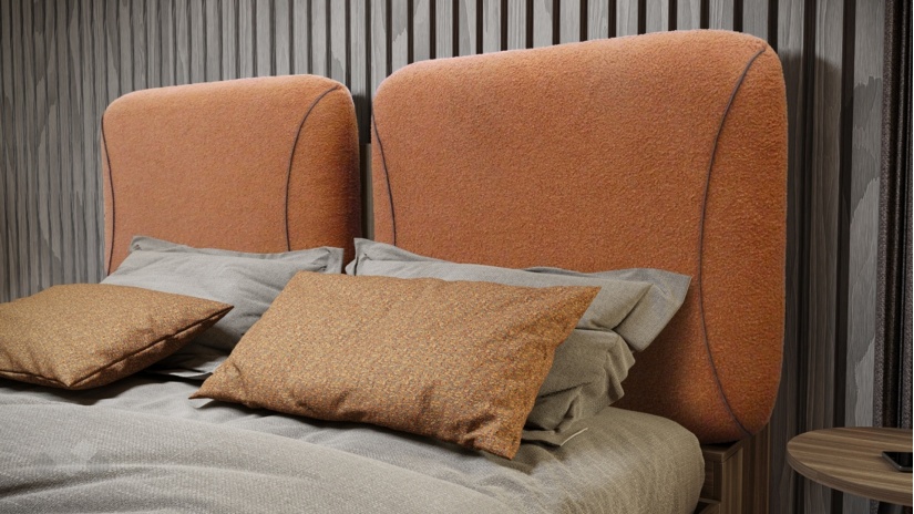 Спален комплект Наоми с включен матрак Бонел 160/200 дъб дилън тъмен с графит - изглед 4