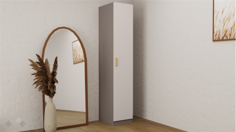 Спален комплект Сикрет С2 лате с кашмир и дъб артисан - изглед 10