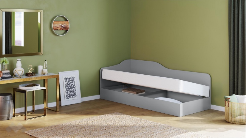 Спален комплект Скай К1 нардо сив - изглед 4